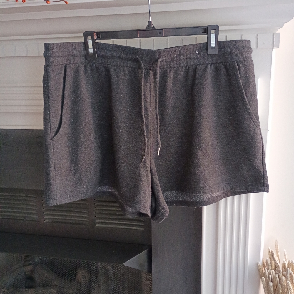 Adult Stars Above XXL Heathered Gray Sleep Shorts